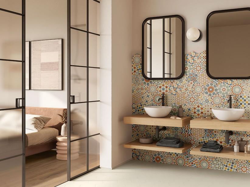 Carrelage hexagonal Six Deco Marrakech Color 21x18,2 grès cérame décoré | IperCeramica