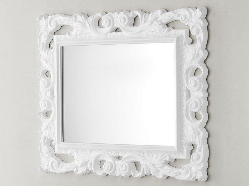 Miroir de salle de bains Barocco 94x75 blanc | IperCeramica