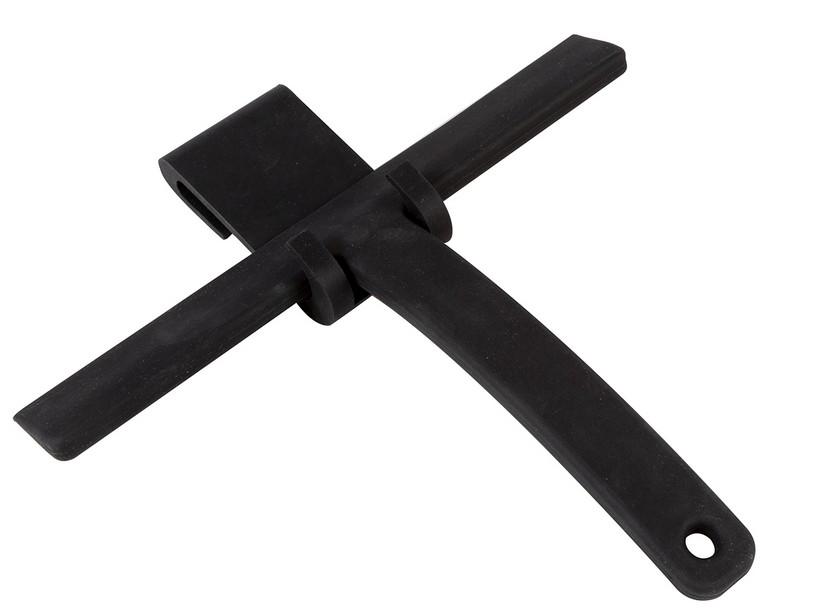 Raclette de douche Clear silicone noir | IperCeramica