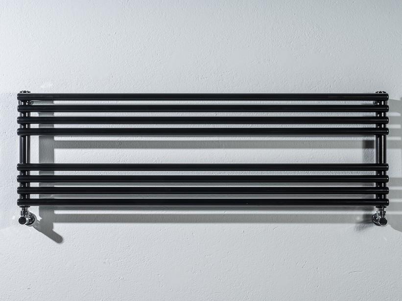Radiateur sèche-serviette horizontal Without L140xH38 noir mat | IperCeramica