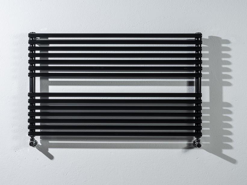 Radiateur sèche-serviette horizontal Without L100xH61 noir brillant | IperCeramica