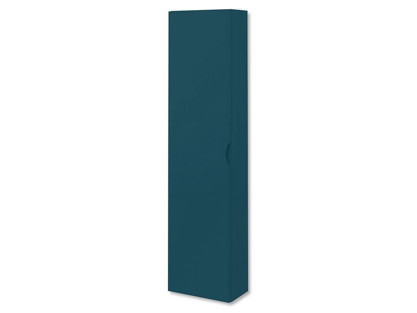 Colonne de salle de bain Wave 35x140 cm 1 porte bleu pétrole mat | IperCeramica