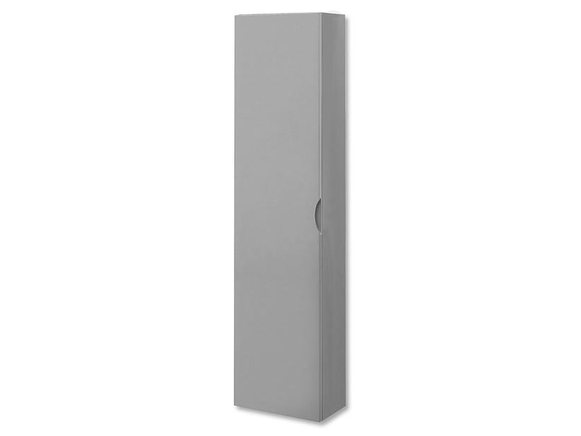 Colonne de salle de bain Wave 35x140 cm 1 porte gris mat | IperCeramica