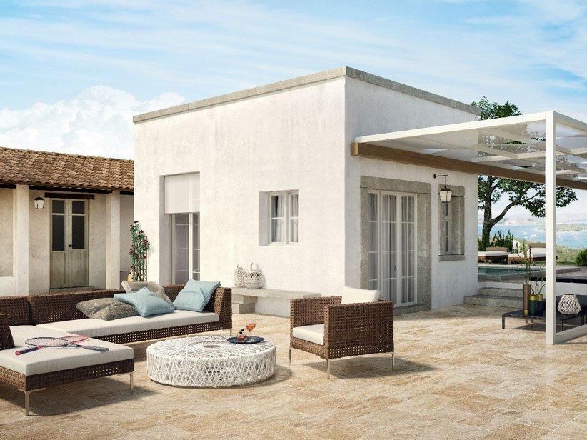 Carrelage Yard Gold 30x60,4 grès cérame extérieur effet quartzite beige | IperCeramica