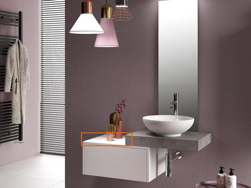 PLATTE TOPSY 60x48xH2 cm BIANCO MILLERIGHE | IperCeramica PLATTE TOPSY 60x48xH2 cm BIANCO MILLERIGHE | IperCeramica