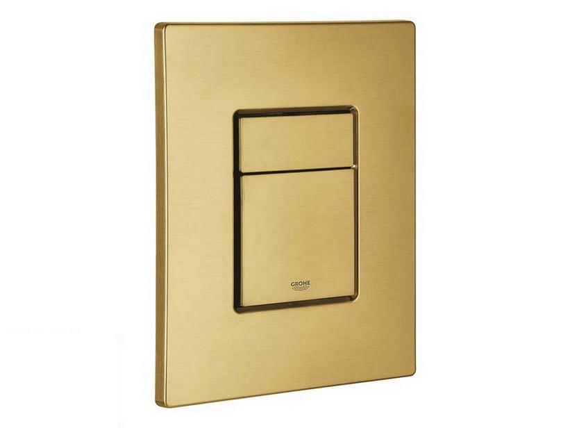 WC-Platte Grohe® Skate Cosmo 2 Tasten Satin Gold | IperCeramica WC-Platte Grohe® Skate Cosmo 2 Tasten Satin Gold | IperCeramica