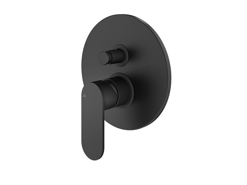 Blende für Duscharmatur Einbau Olmo mit Umschaltventil Schwarz matt | IperCeramica Blende für Duscharmatur Einbau Olmo mit Umschaltventil Schwarz matt | IperCeramica