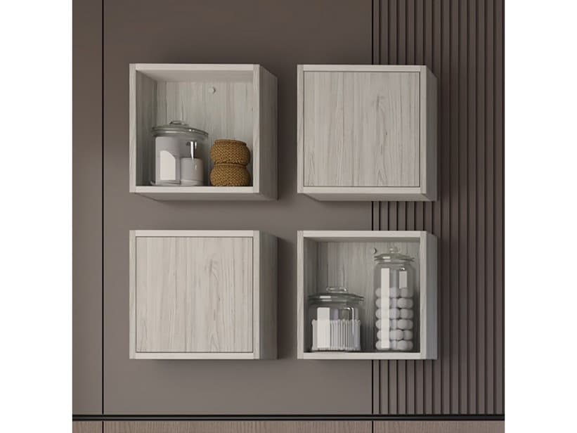 1-türiges quadratisches Hängemöbel Gardenia Ausführung Ulme Creme | IperCeramica 1-türiges quadratisches Hängemöbel Gardenia Ausführung Ulme Creme | IperCeramica
