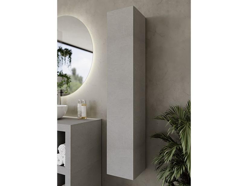 Hängender Hochschrank Link 4 Fächer 26xH138 Stein-Grau/Weiß matt | IperCeramica Hängender Hochschrank Link 4 Fächer 26xH138 Stein-Grau/Weiß matt | IperCeramica