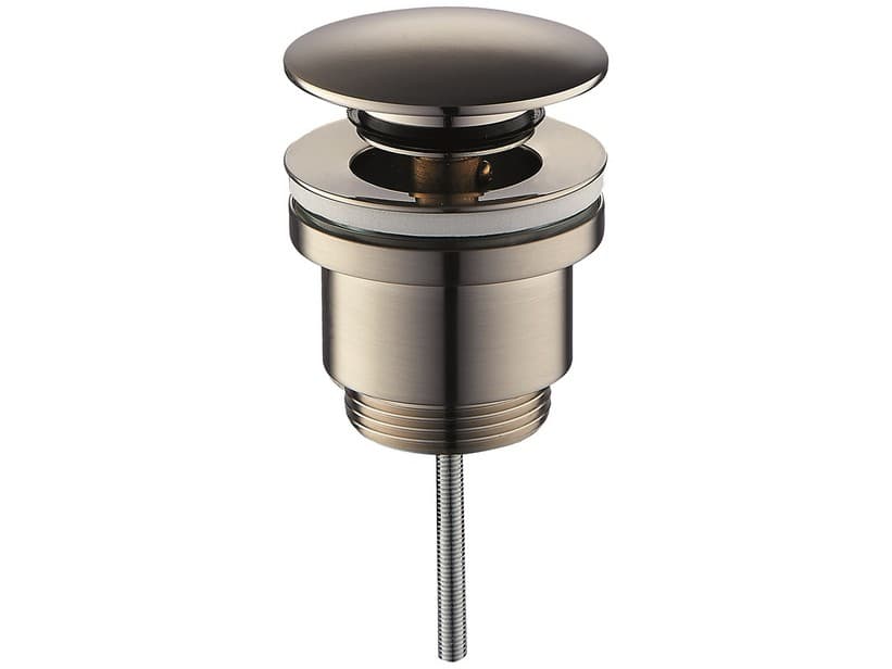 Universal-Ablaufventil Click Clack Rund Nickel gebürstet | IperCeramica Universal-Ablaufventil Click Clack Rund Nickel gebürstet | IperCeramica