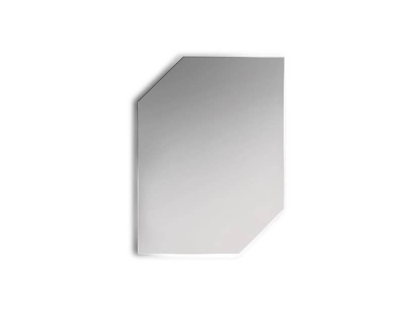 Badezimmerspiegel Vertuo Shape 90x64 cm mit 2 Ecken à 45° mit polierter Kante | IperCeramica Badezimmerspiegel Vertuo Shape 90x64 cm mit 2 Ecken à 45° mit polierter Kante | IperCeramica