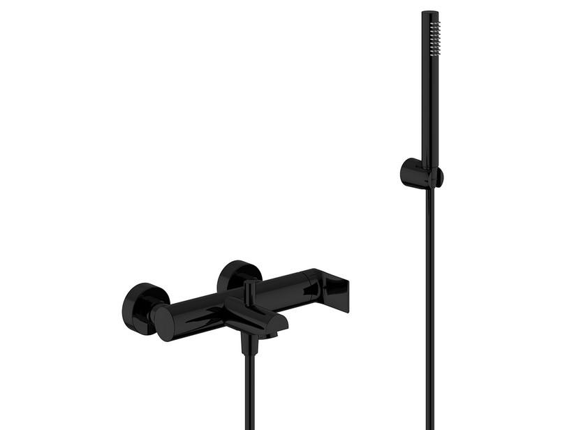 Badewannearmatur Miami mit Handbrause Dark Mirror | IperCeramica Badewannearmatur Miami mit Handbrause Dark Mirror | IperCeramica