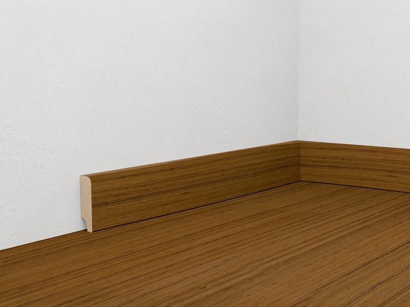 Sockelleiste aus Teak Holz dunklel 12x40x2400 mm | IperCeramica Sockelleiste aus Teak Holz dunklel 12x40x2400 mm | IperCeramica