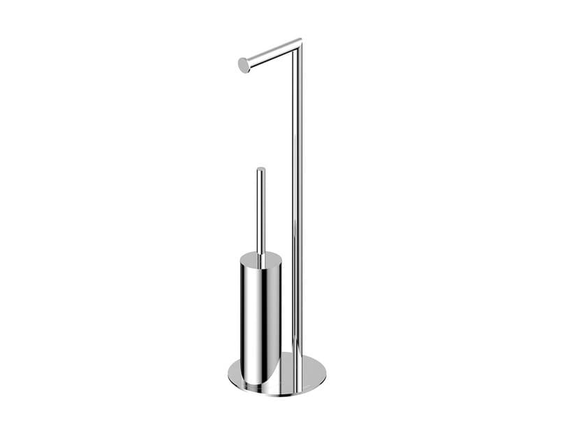 Toilettenpapier-und-Wc-Bürstenhalter Spring Edelstahl 304 Chrom | IperCeramica Toilettenpapier-und-Wc-Bürstenhalter Spring Edelstahl 304 Chrom | IperCeramica