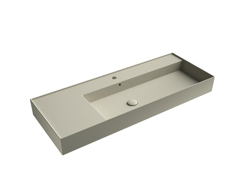 Waschbecken Unitop Twenty rechtes Becken 121x46 cm Sand matt | IperCeramica Waschbecken Unitop Twenty rechtes Becken 121x46 cm Sand matt | IperCeramica