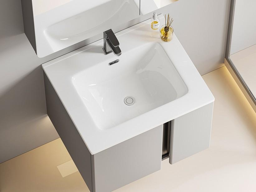 Plano Unitop Waschbecken 61x50 cm Keramik Weiss glänzend | IperCeramica Plano Unitop Waschbecken 61x50 cm Keramik Weiss glänzend | IperCeramica