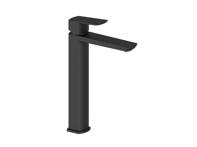Waschtisharmatur hoch mit Ablauf Charlotte Schwarz matt | IperCeramica Waschtisharmatur hoch mit Ablauf Charlotte Schwarz matt | IperCeramica