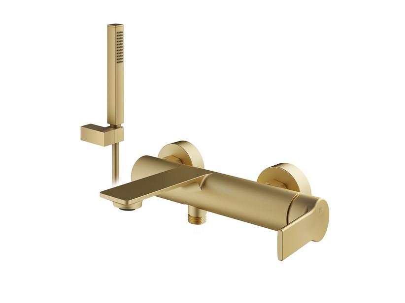 Badewannenarmatur Trend mit Ausstattung Gold satiniert | IperCeramica Badewannenarmatur Trend mit Ausstattung Gold satiniert | IperCeramica