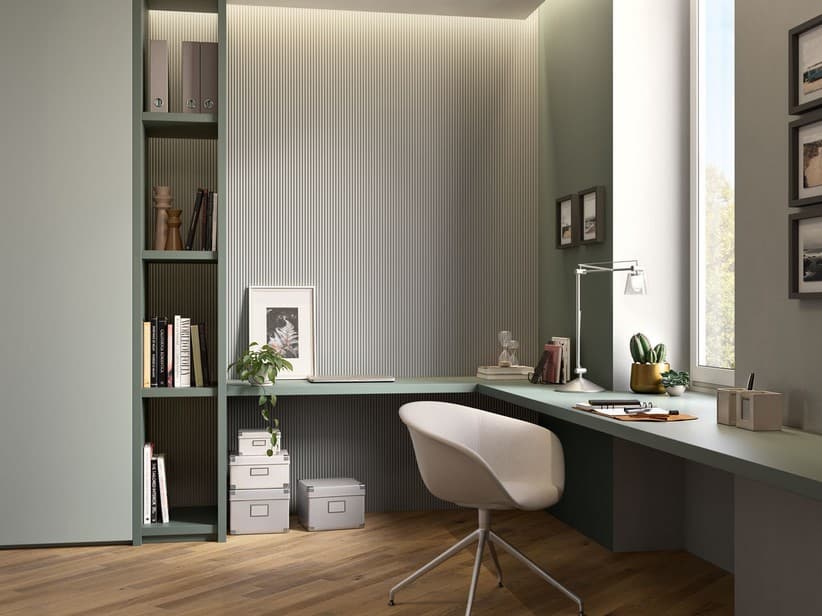 Dekorative Täfelung Cannettato Slim 300x2000 3D-Effekt zu lackieren | IperCeramica Dekorative Täfelung Cannettato Slim 300x2000 3D-Effekt zu lackieren | IperCeramica