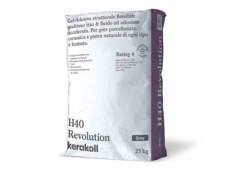 Fliesenkleber Grau 25 kg - Kerakoll H40 Revolution | IperCeramica Fliesenkleber Grau 25 kg - Kerakoll H40 Revolution | IperCeramica