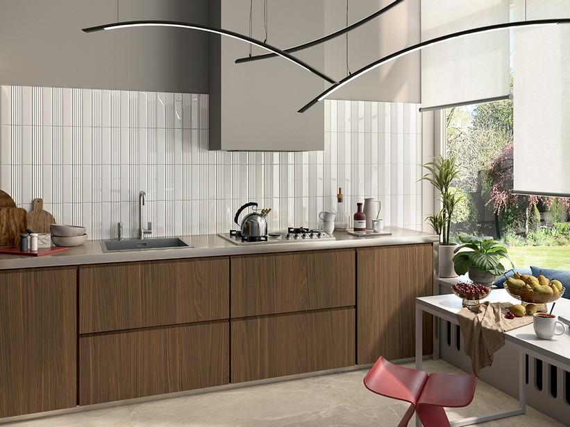 Wandfliese Mahjong Milk Lux 6x24,6 Einbrand Weiß glänzend | IperCeramica Wandfliese Mahjong Milk Lux 6x24,6 Einbrand Weiß glänzend | IperCeramica