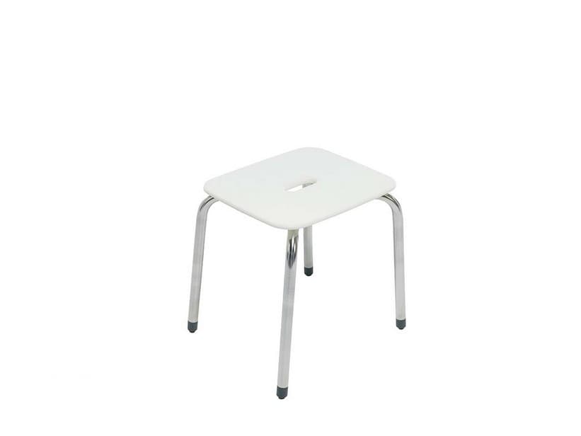 Standard-Hocker Ponte Giulio mit weißer Sitzfläche | IperCeramica Standard-Hocker Ponte Giulio mit weißer Sitzfläche | IperCeramica