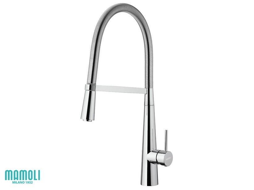 Spiralfeder-Küchenarmatur Pico mit Handbrause KONO Ausführung Chrom | IperCeramica Spiralfeder-Küchenarmatur Pico mit Handbrause KONO Ausführung Chrom | IperCeramica