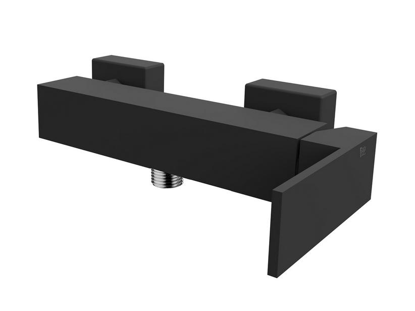 Einhebelarmatur für Dusche extern Krono Schwarz Matt | IperCeramica Einhebelarmatur für Dusche extern Krono Schwarz Matt | IperCeramica