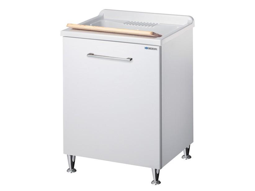 Waschküchenmöbel Vincente 60x50 cm mit 1 Tür Weiß matt | IperCeramica Waschküchenmöbel Vincente 60x50 cm mit 1 Tür Weiß matt | IperCeramica