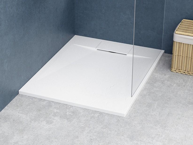 Duschwanne Doge 80x100 H3 cm aus Harz Weiß | IperCeramica Duschwanne Doge 80x100 H3 cm aus Harz Weiß | IperCeramica