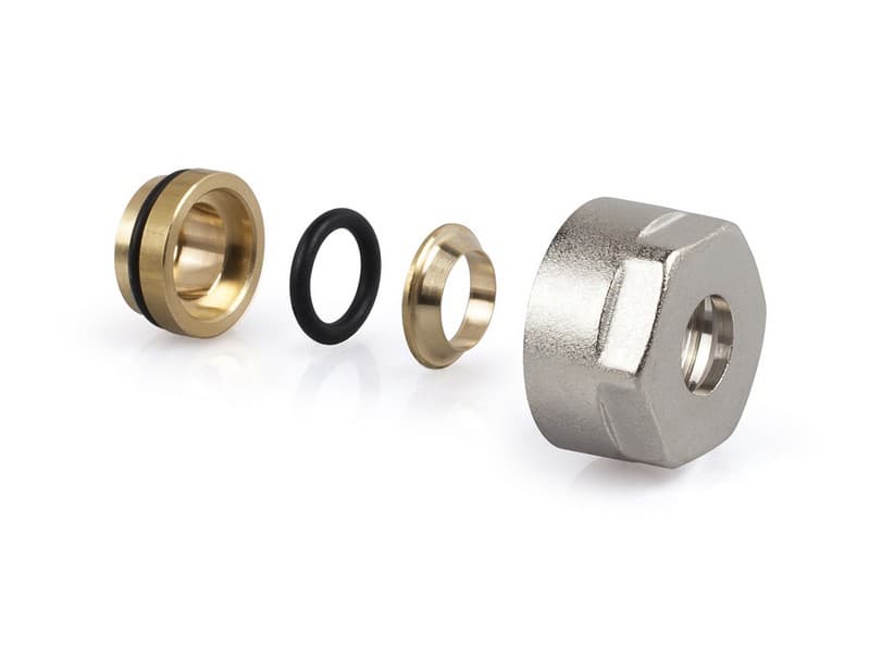 Anschluss Eurocono für Kupferrohr 3/4x12 Nickel | IperCeramica Anschluss Eurocono für Kupferrohr 3/4x12 Nickel | IperCeramica
