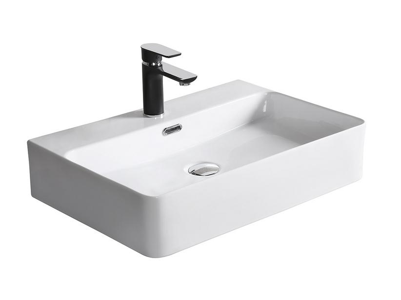 WAND/AUFSATZ-WASCHBECKEN SARCA 60X42 cm KERAMIK WEISS GLÄNZEND | IperCeramica WAND/AUFSATZ-WASCHBECKEN SARCA 60X42 cm KERAMIK WEISS GLÄNZEND | IperCeramica
