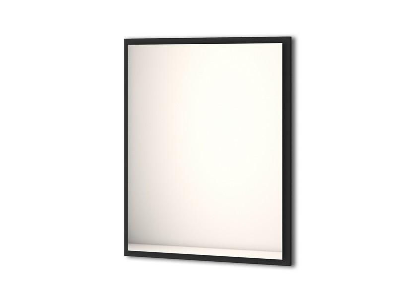 Badezimmerspiegel mit LED-Licht CLASSIC 90x73 cm Graphit | IperCeramica Badezimmerspiegel mit LED-Licht CLASSIC 90x73 cm Graphit | IperCeramica
