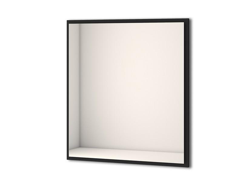Badezimmerspiegel mit LED-Licht CLASSIC 90x98 cm Graphit | IperCeramica Badezimmerspiegel mit LED-Licht CLASSIC 90x98 cm Graphit | IperCeramica