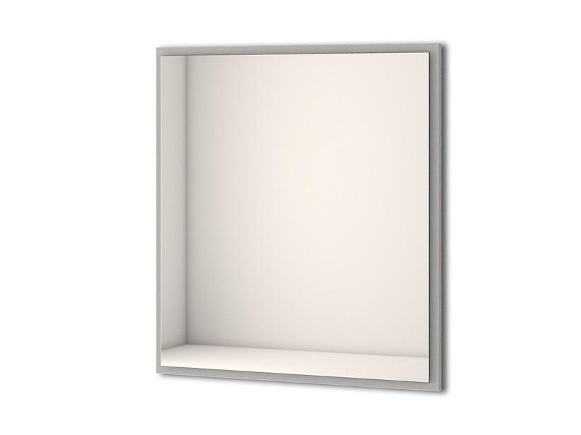 Badezimmerspiegel mit LED-Licht CLASSIC 90x98 cm Wolkig Grau | IperCeramica Badezimmerspiegel mit LED-Licht CLASSIC 90x98 cm Wolkig Grau | IperCeramica