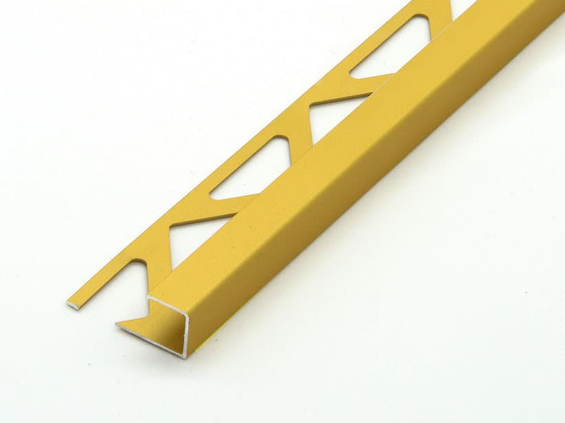 Eckprofil Global Square eloxiertes Aluminium Gold 10mm 2,70m | IperCeramica Eckprofil Global Square eloxiertes Aluminium Gold 10mm 2,70m | IperCeramica