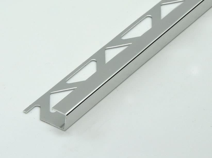 Eckprofil Global Square poliertes Chrom-Aluminium 12,5mm 2,70m | IperCeramica Eckprofil Global Square poliertes Chrom-Aluminium 12,5mm 2,70m | IperCeramica