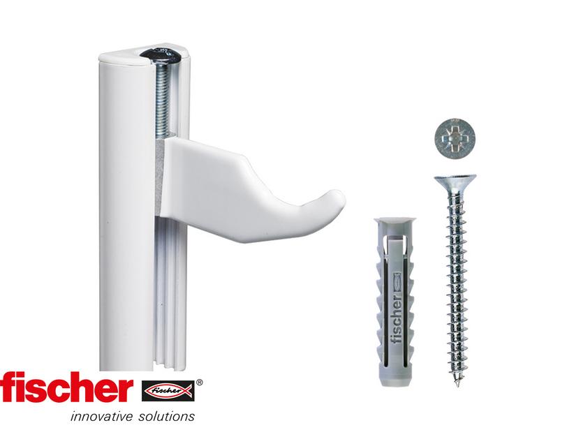 Fischer® Wandkonsolenpaar TX für Röhrenheizkörper 2/3-Säuler auf Gipswänden | IperCeramica Fischer® Wandkonsolenpaar TX für Röhrenheizkörper 2/3-Säuler auf Gipswänden | IperCeramica