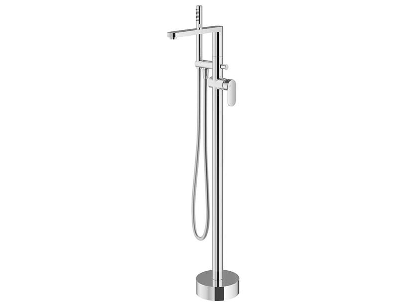 Badewannenarmatur Freestanding Olmo mit Ausstattung Chrom glänzend | IperCeramica Badewannenarmatur Freestanding Olmo mit Ausstattung Chrom glänzend | IperCeramica