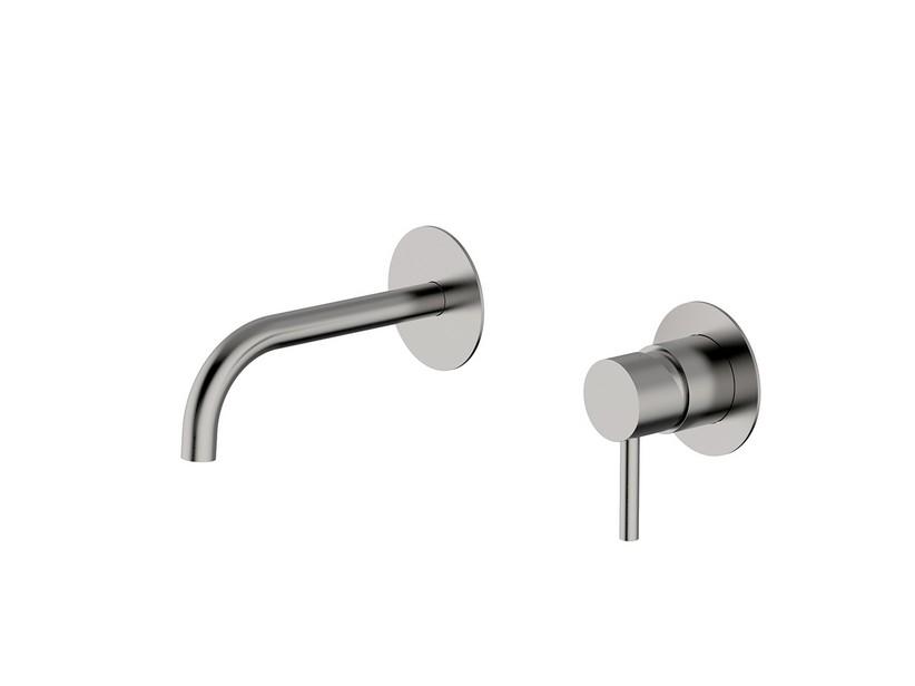 Einbau-Waschtischarmatur Detroit ohne Ablauf aus gebürstetem Nickel | IperCeramica Einbau-Waschtischarmatur Detroit ohne Ablauf aus gebürstetem Nickel | IperCeramica