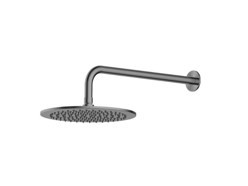Set Kopfbrause + Duscharm Spring Edelstahl 304 Gun Metal | IperCeramica Set Kopfbrause + Duscharm Spring Edelstahl 304 Gun Metal | IperCeramica