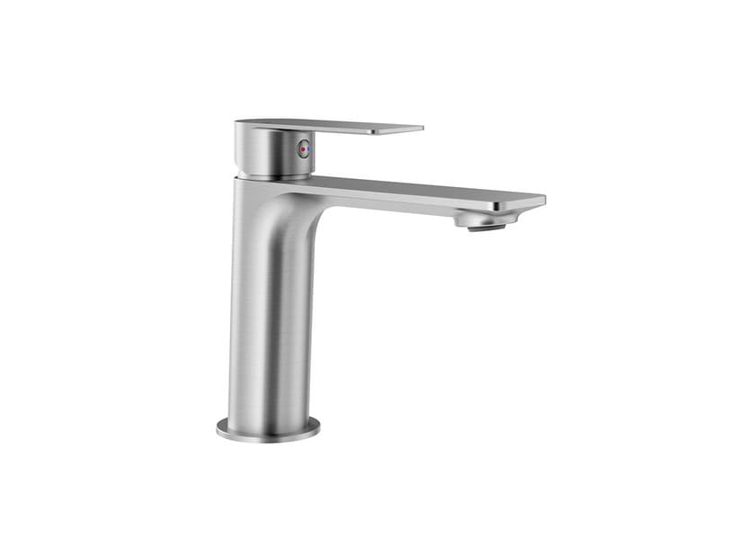Waschtischarmatur Gea ohne Ablauf Chrom gebürstet | IperCeramica Waschtischarmatur Gea ohne Ablauf Chrom gebürstet | IperCeramica