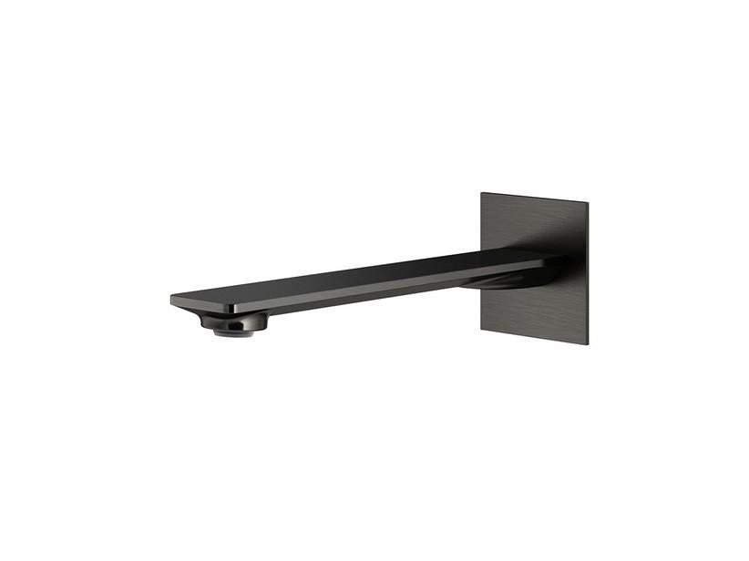 Wandauslauf an der Wand für Waschbecken Gea Gun Metal | IperCeramica Wandauslauf an der Wand für Waschbecken Gea Gun Metal | IperCeramica