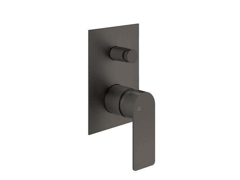 Blende für Duscharmatur Einbau Gea mit Umschaltventil Gun Metal | IperCeramica Blende für Duscharmatur Einbau Gea mit Umschaltventil Gun Metal | IperCeramica
