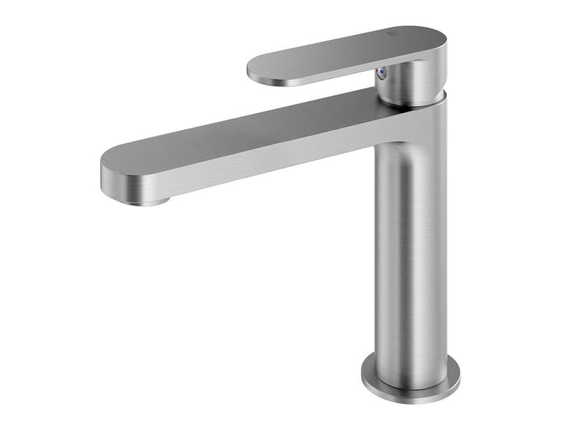 Waschtischarmatur Olmo ohne Ablauf Chrom gebürstet | IperCeramica Waschtischarmatur Olmo ohne Ablauf Chrom gebürstet | IperCeramica