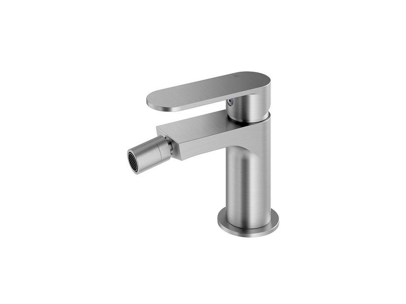 Bidetarmatur Olmo ohne Ablauf Chrom gebürstet | IperCeramica Bidetarmatur Olmo ohne Ablauf Chrom gebürstet | IperCeramica