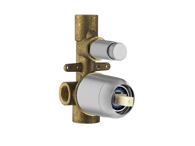 RN Einbaukörper mit Umschaltventil Chrom gebürstet | IperCeramica RN Einbaukörper mit Umschaltventil Chrom gebürstet | IperCeramica
