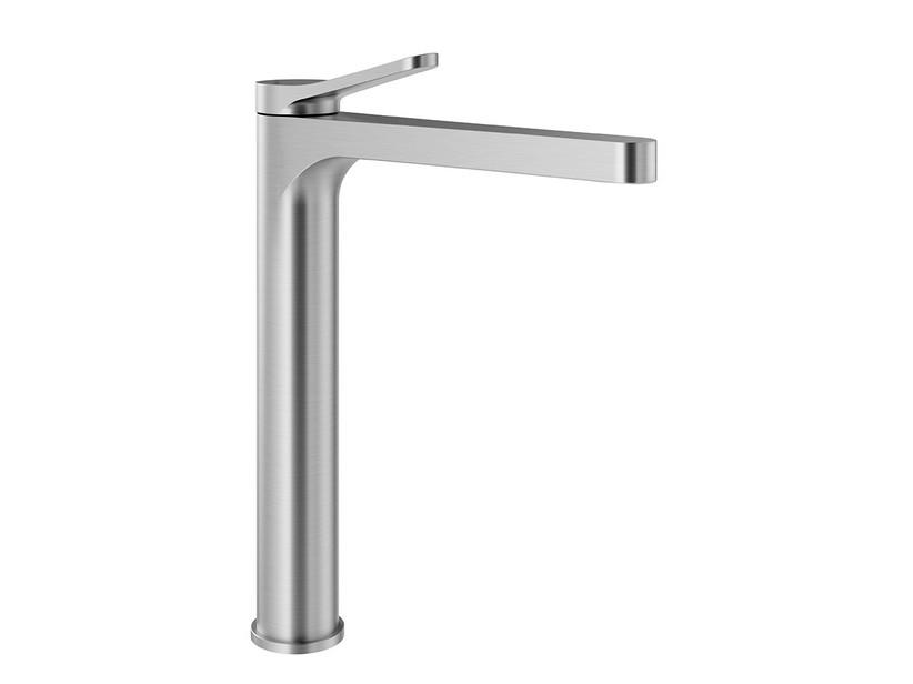 Waschtischarmatur hoch Mamba ohne Ablauf Chrom gebürstet | IperCeramica Waschtischarmatur hoch Mamba ohne Ablauf Chrom gebürstet | IperCeramica