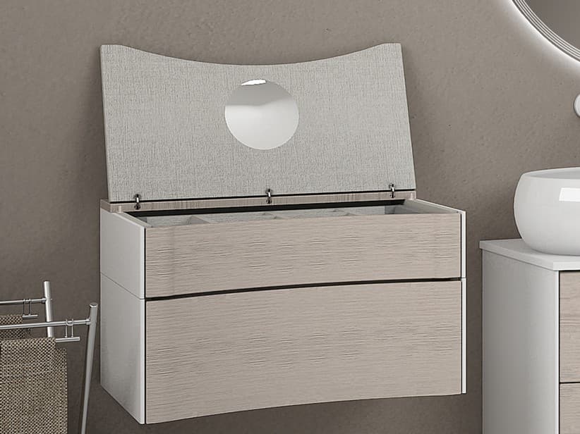 Schmuckkasten mit Schubladen Olas Eiche Weiß | IperCeramica Schmuckkasten mit Schubladen Olas Eiche Weiß | IperCeramica