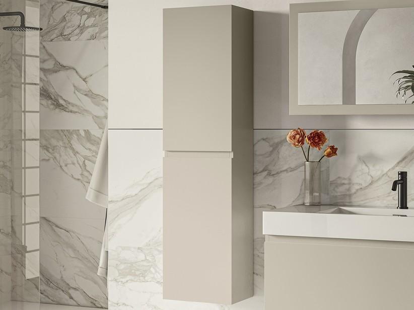 Hochschrank Qubo 2-Türig Umkehrbar Cashmere | IperCeramica Hochschrank Qubo 2-Türig Umkehrbar Cashmere | IperCeramica
